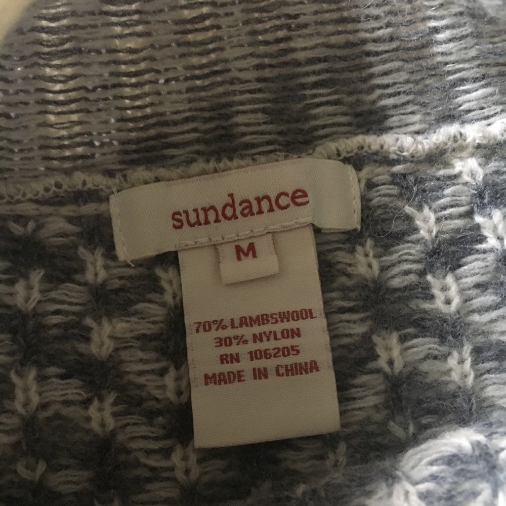 Sundance Lambswool Sweater Medium - image 2